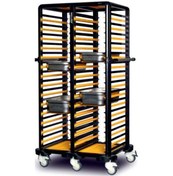 Resim Gastrolley İkili Gn Küvet Taşıma Arabası 150 Etrafı Açık 