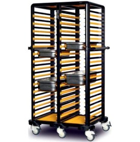 Resim Gastrolley İkili Gn Küvet Taşıma Arabası 150 Etrafı Açık 