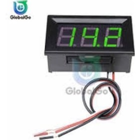 Resim Gözelerelektronik-0.56" 0-100V 3 Kablolu Dc Yeşil Voltmetre 