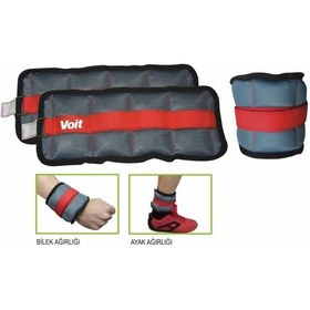 Resim Voit Ayak-bilek Ağırlığı 0.5 KG Gri - Kırmızı 