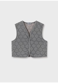 Resim Mayoral Kız Çocuk Kapitone Yelek Gri 