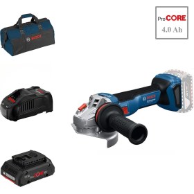 Resim Bosch Gws 18V-11 S 1x4 Ah Procore Akülü Devir Ayarlı Taşlama Bez Çantalı 