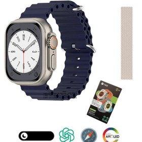 Resim Yax 12 Ultra 2 49MM 2.2\ Amoled Ekran GPS\u002FNFC\u002FSiri Destekli Watch Ultra 2 Akıllı Saat 