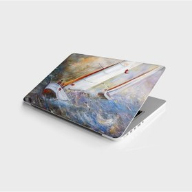 Resim Laptop Sticker Notebook Pc Kaplama Etiketi Yat Fırtına 
