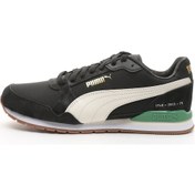 Resim 393889-02 Puma St Runner 75 Years Black-Warm White Erkek Spor Ayakkabı Siyah | Orijinal 