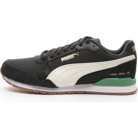 Resim 393889-02 Puma St Runner 75 Years Black-Warm White Erkek Spor Ayakkabı Siyah | Orijinal 