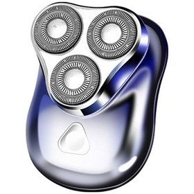 Resim Geeksen Razor Üçlü Başlı Tıraş Makinesi Elektrikli Erkek Mini Tıraş Makinesi Tüm Vücut Altın 