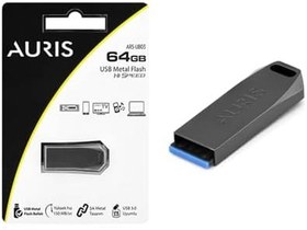 Resim USB 3,0 Metal Flash Bellek Siyah Harici Depolama Alanı Bellek Depolama Sürücüsü Flash Disk (64, GB) 