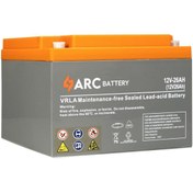 Resim Arc 12 Volt 26 Amper Ups Akü Üretim 2025 