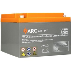 Resim Arc 12 Volt 26 Amper Ups Akü Üretim 2025 