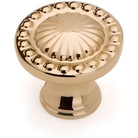 Resim System Altın Plus 8 mm Düğme Mobilya Kulpu (SY4456 0008 GL) 