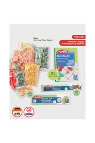 Resim Rubin Kilitli Poşet - 1 Litre Çok Amaçlı 20'li 