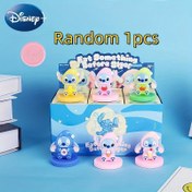 Resim Disney Stitch Gizem Kutusu Rastgele 1 Adet Peluş Oyuncak - Kalp Tasarımı ile Sevimli Karikatür Karakter, Doğum Günü, Ev Dekoru, Parti Hediyeleri, Cadılar Bayramı ve Yılbaşı Hediyeleri için Yumuşak PVC Toplu Figür, Gizem Kutusu, Oynak Tasarım, Şirin Tasarım 
