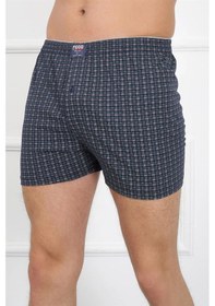 Resim Lenaca Erkek Penye Boxer Lacivert Lacivert 