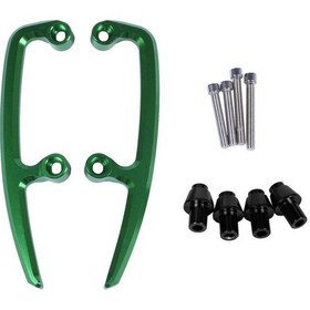 Resim Synodicmonth Kawasaki Nınja650 Z650 Nınja 650 2017-2021 Yeşil İçin Arka Koltuk Arka Yolcu Tutma Kolu 