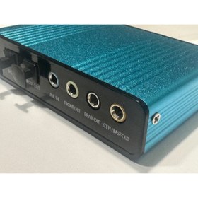 Resim Genel Markalar USB 6 Kanal 5.1 Optik Dijital Çıkışlı Harici Ses Kartı 