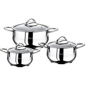 Resim Oms Yummy 6 Parça Güveç Set 16-18-20 1032 Sade 