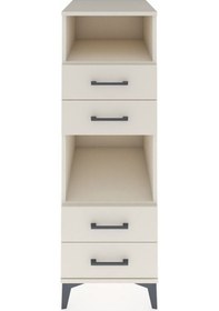 Resim Kronos Dolap 2 Raflı 4 Çekmeceli 44x59x134 Aytaşı-aytaşı Aytası 