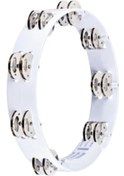 Resim Meinl Htt10wh Stainless Steel Jingle 2-rows 10" Tour Tamburin Be 
