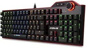 Resim Rampage Hydra R6 Full Color RGB LED Gaming Pro Blue Switch Aluminyum Kaplama Multimedia Mekanik Klavye 