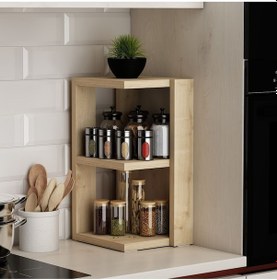 Resim Roho Mutfak Rafı - Sfr-mse Kahverengi 