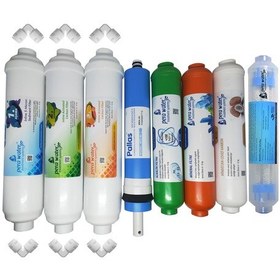 Resim Pera Water Kapalı Kasa Su Arıtma Cihazı Pallas Mebran 8Li Seti 