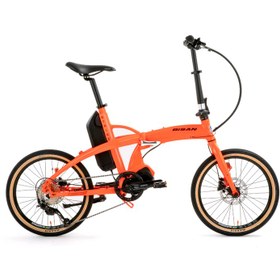 Resim Bisan E-Folding Strike Elektrikli Katlanır Bisiklet (Neon Turuncu) - 46 