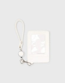 Resim Gloria Jeans Kelebeklerle Süslenmiş Beyaz Kartvizitlik Kırmızı Fiyonklarla Süslenmiş Beyaz Kartvizitlik, Masiv Dekora Beyaz 