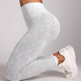 Resim Yeni Gizli Desen Uzun Pantolon, Tek Paket - Kadınlar İçin Yüksek Bel Kompresyon Tayt, Nylon+Spandex Esnek ve Neferesan Geniş Paça Pilates Spor Eşofman Altı, Şık Scrunch Leggings, Antrenman Taytı,Spor Giyim,Dikişsiz Tasarım,Nefes Alabilen Kumaş,Esnek Malzeme,Atletik Pantolon,Yüksek Bel Tayt,Spor Salonu Üyeleri,Kadınlar İçin Aktif Giyim 