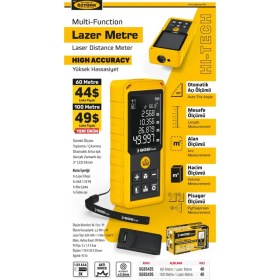 Resim Sgs SGS5426 Otomatik Alçı Ölçümü Mesafe Ölçümü Alan Ölçümü Hacim Ölçümü Lazermetre 