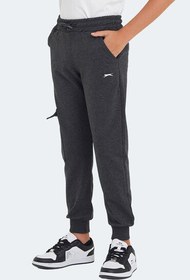 Resim Slazenger LIVE IN Unisex Çocuk Cepli Koyu Gri Eşofman Altı 