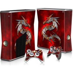 Resim Aircraft Jzcat Xbox360 Slim Konsol Tam Gövde Çıkartması Ve Joystick Çıkartması-17 