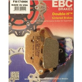 Resim Yamaha Yzf R6 600 2003-2016 Ebc Sinter Arka Fren Balatası Fa174hh 