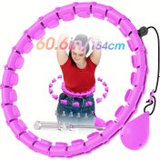 Resim JKSHMYT 30 Düğüm Büyük Beden Sessiz Fitness Halkası 60.6in/154cm - Ayarlanabilir Ağırlıklar & Çıkarılabilir Tasarım, Tam Vücut Egzersiz Makinesi, Core Güç Antrenmanı (Mor/Mavi/Yeşil), Çok Amaçlı Egzersiz Ekipmanı, Dayanıklı Spor Malzemesi, Başlangıç Seviyesi Egzersiz Direnci Aracı 