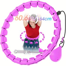 Resim JKSHMYT 30 Düğüm Büyük Beden Sessiz Fitness Halkası 60.6in/154cm - Ayarlanabilir Ağırlıklar & Çıkarılabilir Tasarım, Tam Vücut Egzersiz Makinesi, Core Güç Antrenmanı (Mor/Mavi/Yeşil), Çok Amaçlı Egzersiz Ekipmanı, Dayanıklı Spor Malzemesi, Başlangıç Seviyesi Egzersiz Direnci Aracı 