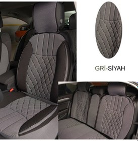 Resim Elegance 5'Li Set Minder Gri-Siyah / Klmny543 