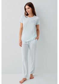 Resim Pierre Cardin Kadın Mavi Pijama Takım Pc9201-s-v2 Mavi 
