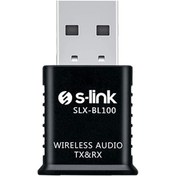 Resim S-Link SLX-BL100 2 In 1 Bluetooth Music 3.5 Jack Receiver - Transmitter 