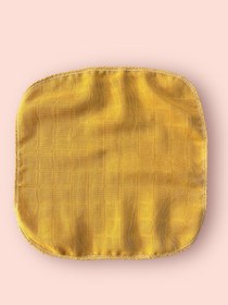 Resim runbaby Bebek Ağız Mendili & Tek Kat Müslin Bez ( 1 Adet ) 25X25CM-Hardal 
