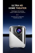 Resim TEKNOTOPIA 4K Projeksiyon Android Oyun Konsollu Ev Sineması Ultra Hd LED Projektör Netflix Prime Dolby Destekli 