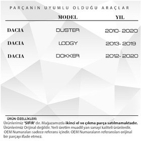 Resim Duster, Lodgy, Dokker için Radyatör Pim Yuvası 