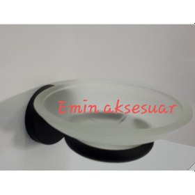 Resim Kalıp Sabunluk Duvara Monte Mat Siyah 