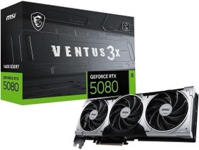 Resim MSI RTX5080 16GB VENTUS 3X PLUS 16G GDDR7 256bit HDMI DP PCIe 5.0 