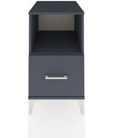 Resim Kronos Komodin Tek Raflı Tek Çekmeceli 44x59x80 Antrasit-antr... Antrasit 