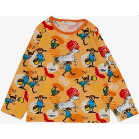 Resim Breeze Girls & Boys Erkek Bebek Pijama Takımı Çılgın Kız Desenli 9 Ay-3 Yaş, Hardal Sarı-hardal Sarı Hardal Sarı 