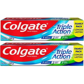 Resim Colgate Üçlü Etki Beyazlatıcı Florürlü Diş Macunu 150 ml 2 ADET 