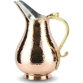 Resim Dövme Kırmızı Bakır Sürahi 