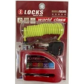 Resim Espada World Class Locks 110 Db Kırmızı Alarmlı Disk Kilidi 