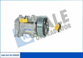 Resim KALE 349620 | Klima Kompresörü 08-Fiorino-Bipper-Nemo 1.3Mjt-1.4Hdi 05-1007-C2-C3 1.4İ-HDI 