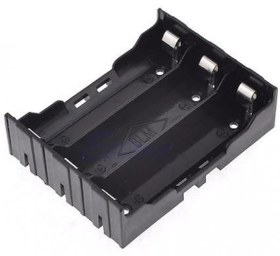 Resim 18650 PCB Tip Üçlü Lityum Li-ion Pil Yuvası 6 Pin 